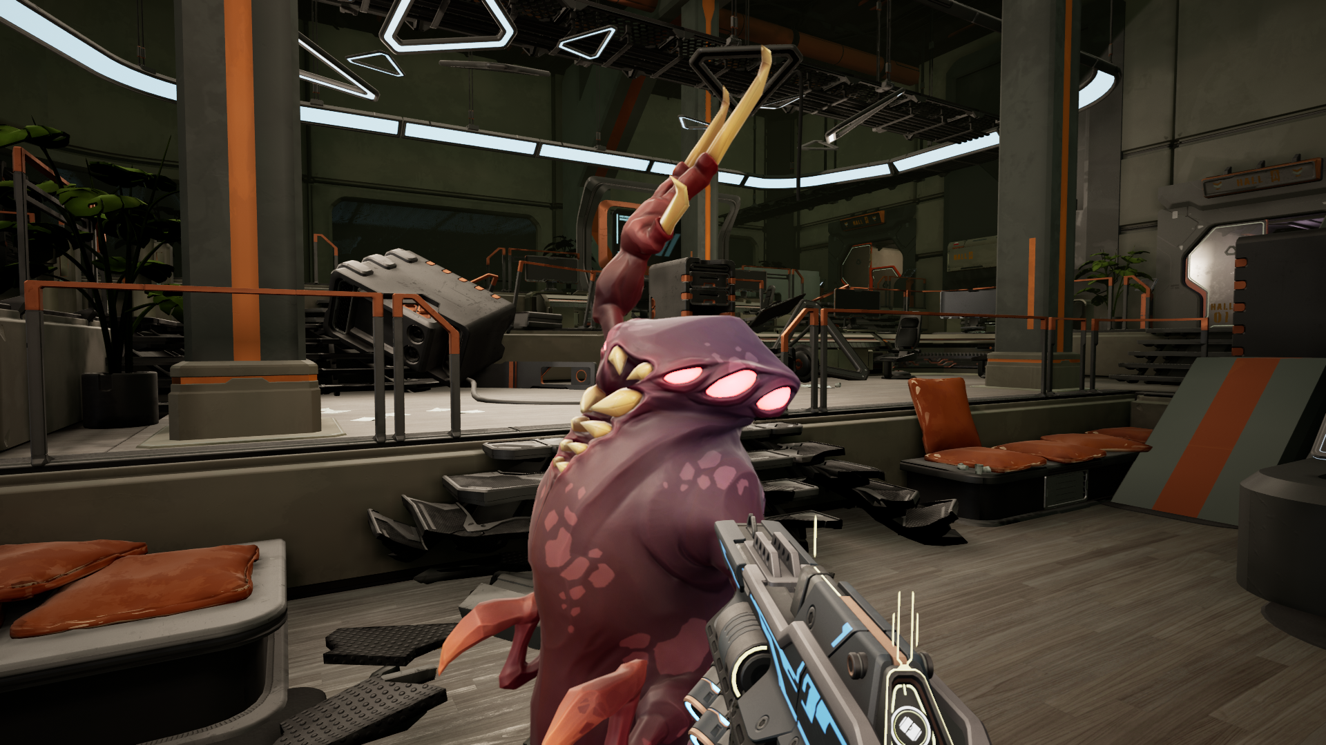 Image Swarms VR arme et alien 1